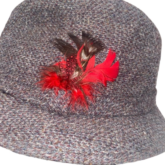 Vintage Hat Mens Medium Wool Tweed Walking Bucket Union Made in USA Retro - Picture 2 of 13